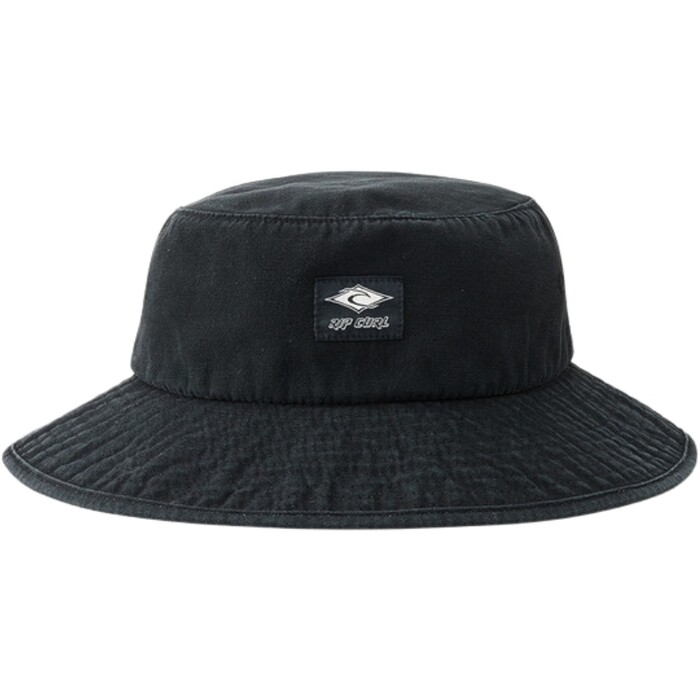 2024 Rip Curl Klassischer Surf Hut Mit Mittlerer Krempe 1GBMHE - Black